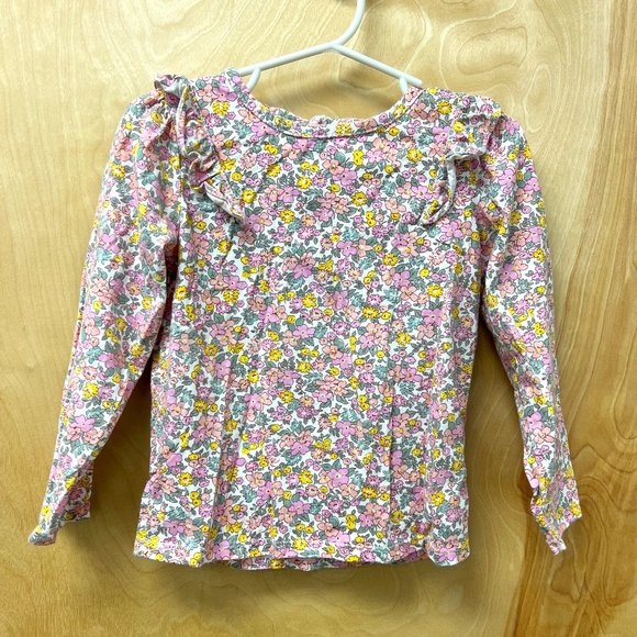 3T Girl's Floral Longsleeve T-Shirt (OshKosh B'gosh) - Picture 1 of 3